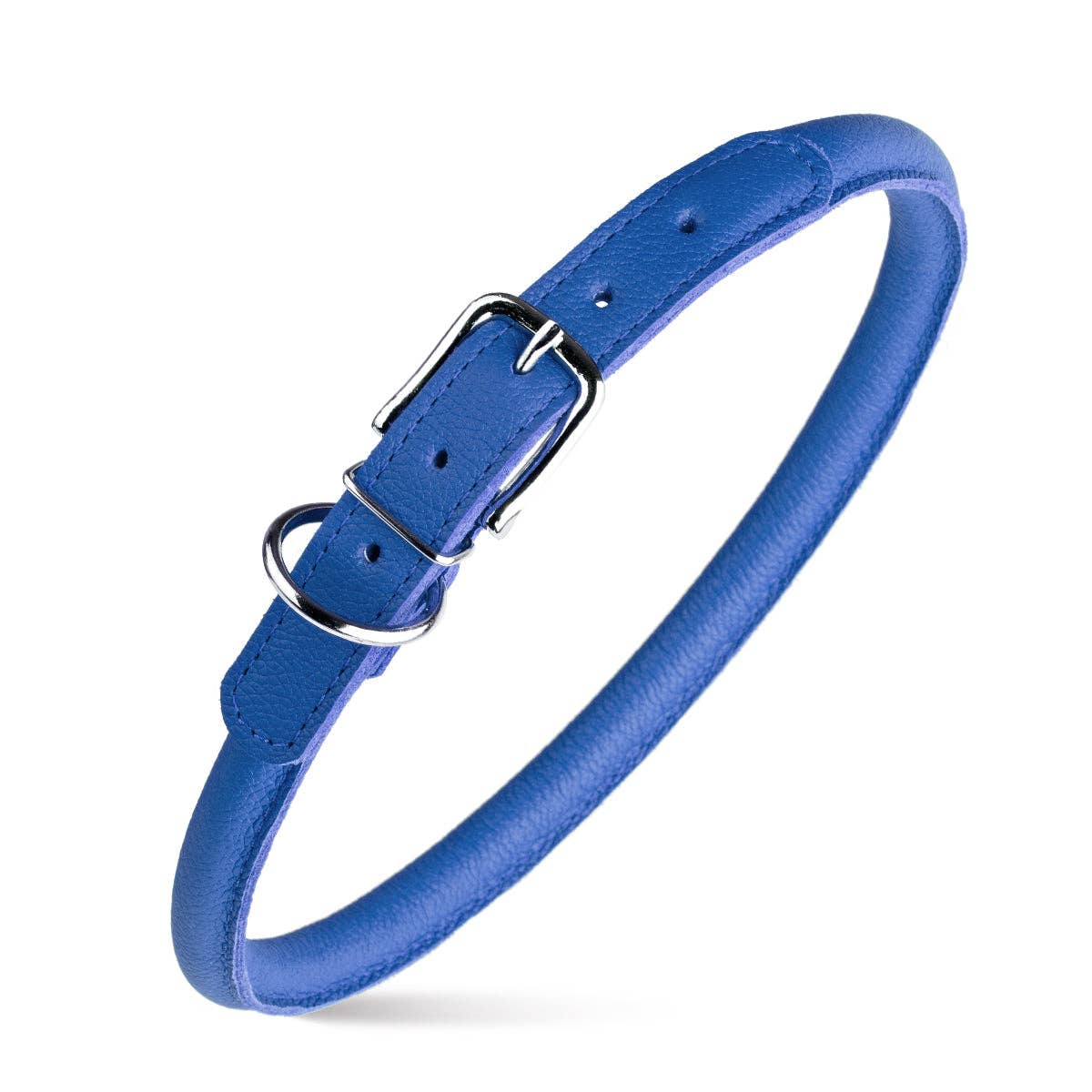 Dogline - Soft Leather Round Collar