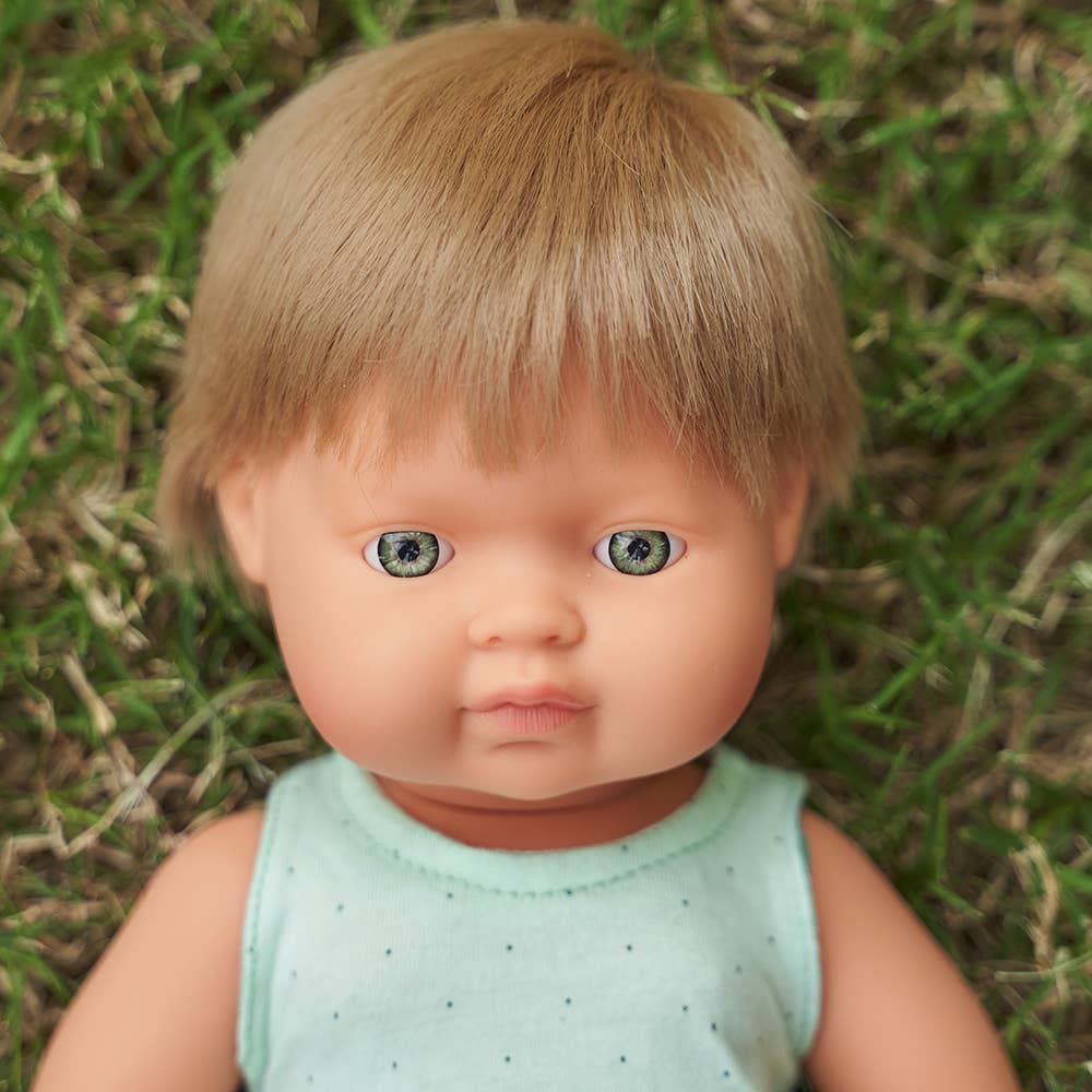 Baby Doll Caucasian Dirty Blond Boy 15" inch