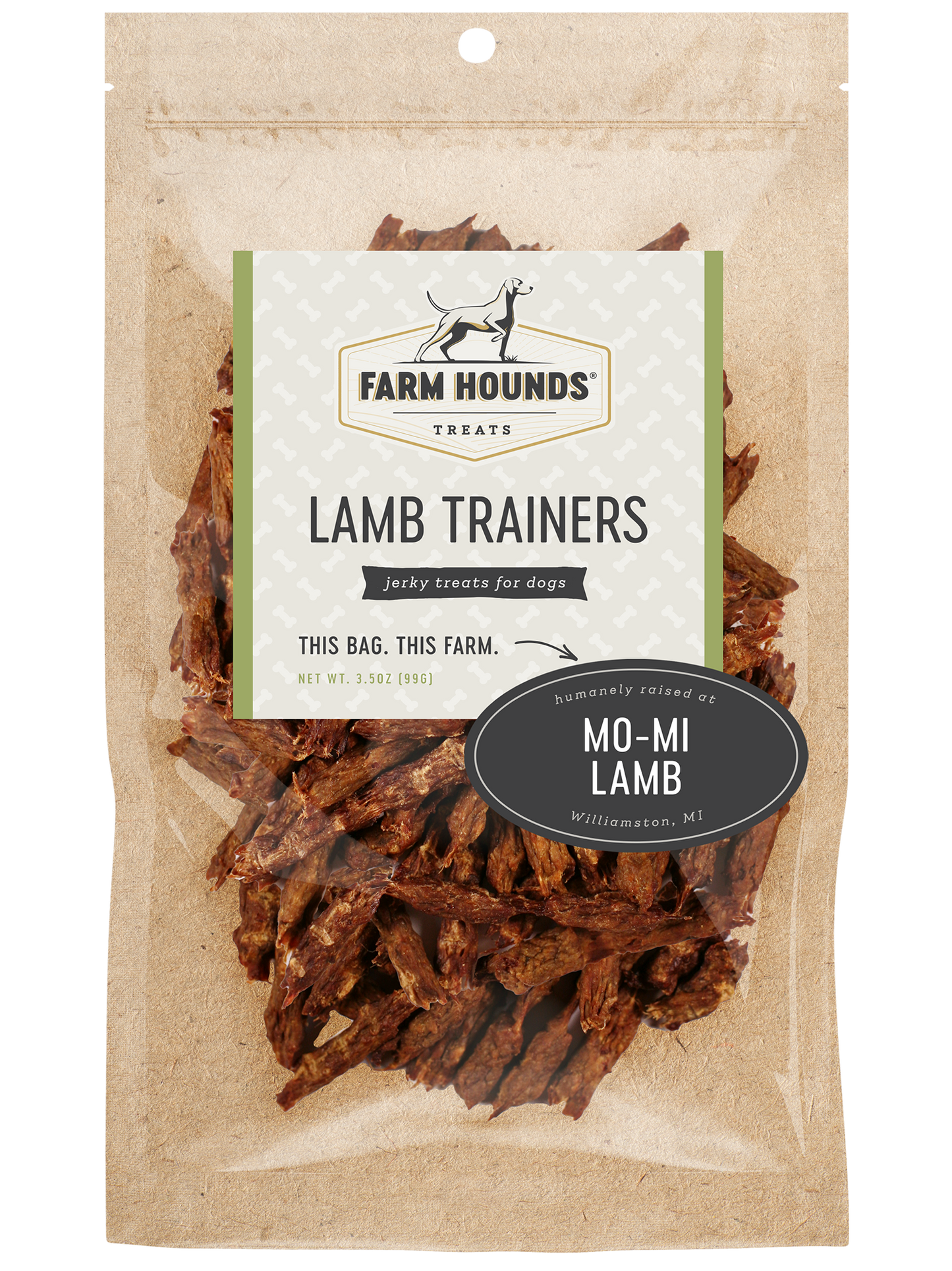 Farm Hounds - Lamb Trainer - All-Natural Dog Treats - 3.5oz (SEASONAL)
