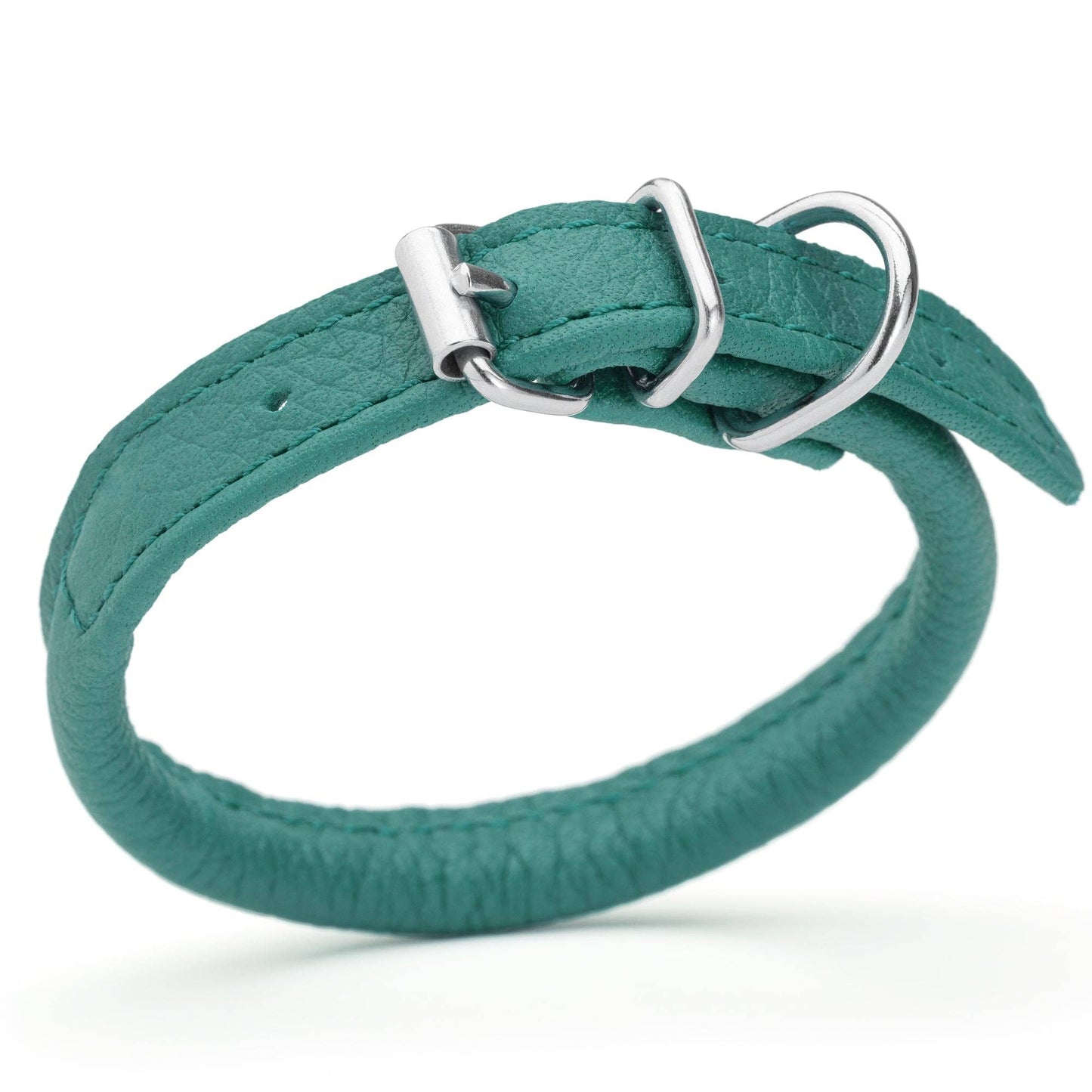 Dogline - Soft Leather Round Collar