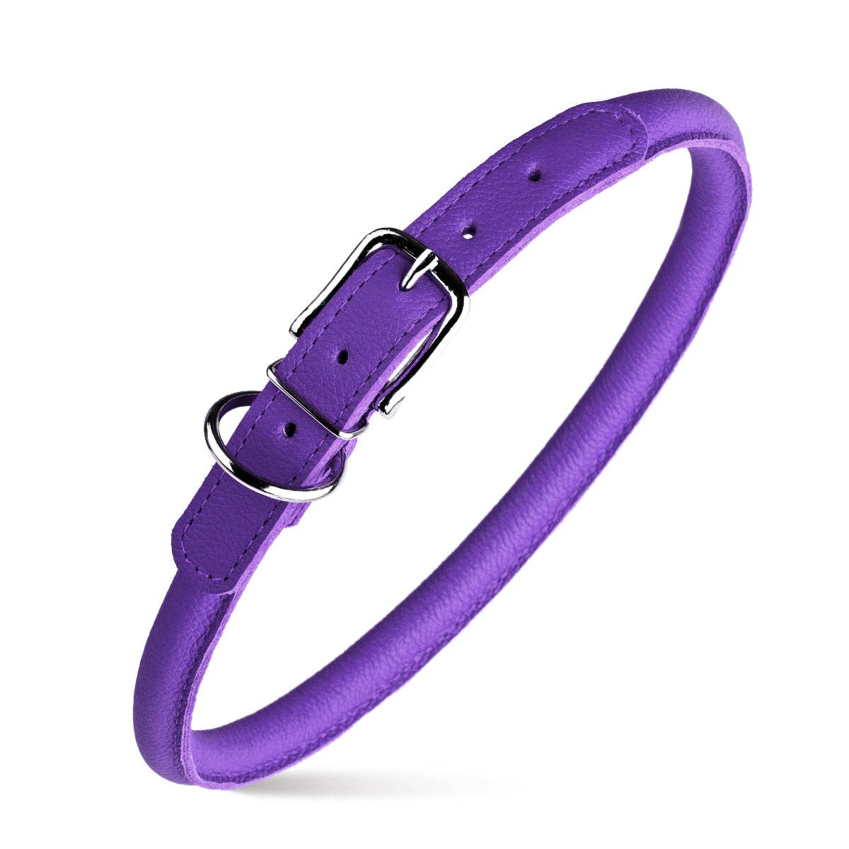 Dogline - Soft Leather Round Collar