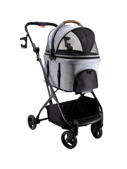 Petique, Inc - 3-in-1 Tri-Fold Pet Stroller