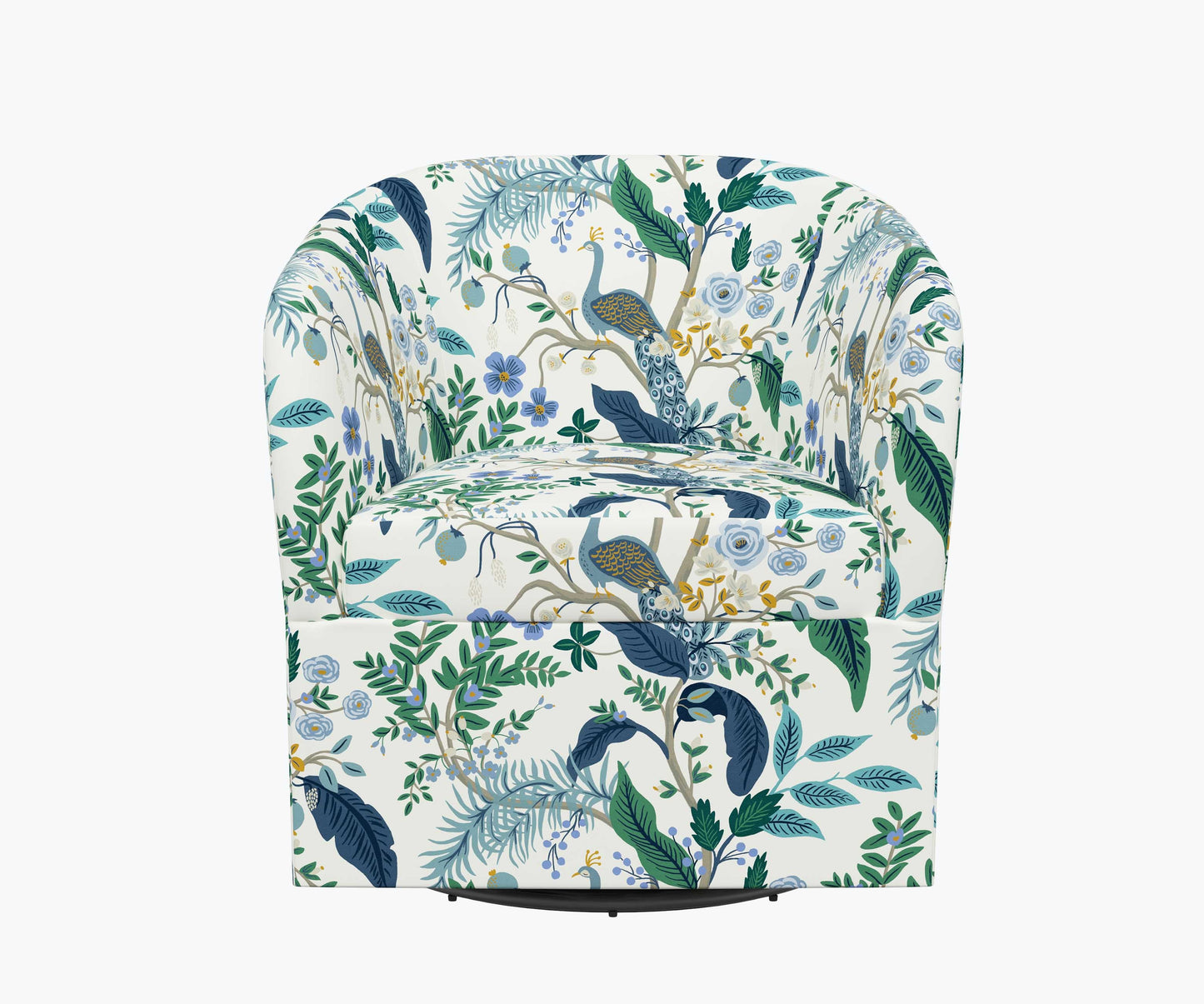 Pembroke Swivel Chair - Peacock