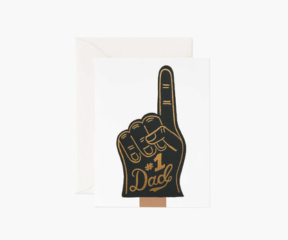 #1 Dad Father's Day Card - Single Card