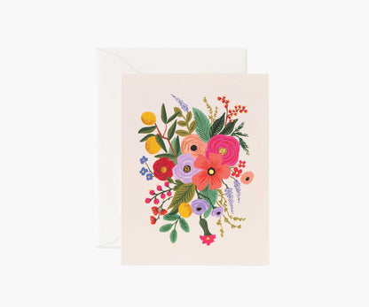 Garden Party Blush Everyday Card - Single Card