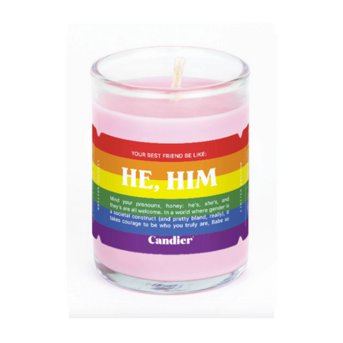 Pride Mini Candle - He/Him
