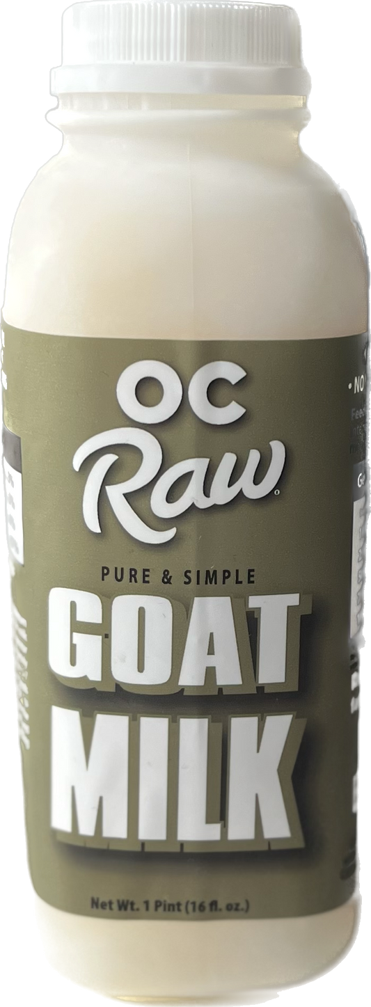 OC Raw Pure and Simple Frozen Goat Milk