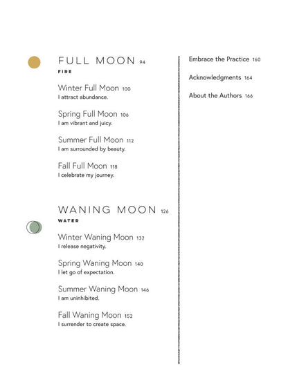 Moon Bath Book