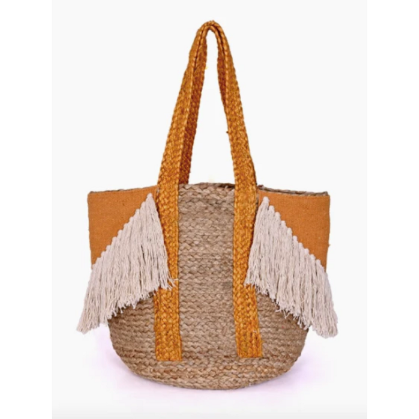 Orange Fringe Bag