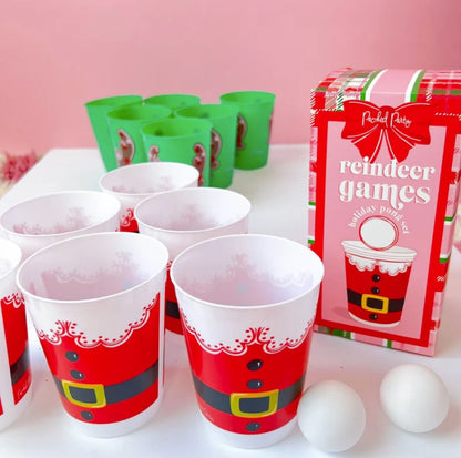 Reindeer Games Holiday Pong Set