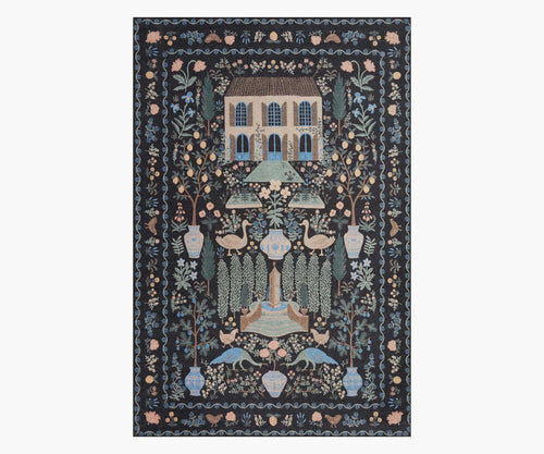 Menagerie Camont Printed Rug - Black