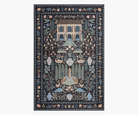 Menagerie Camont Printed Rug - Black