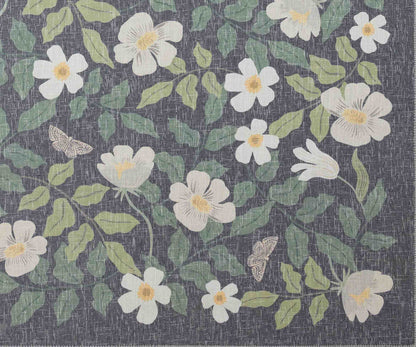 Cotswolds Primrose Power Loomed Rug - Charcoal