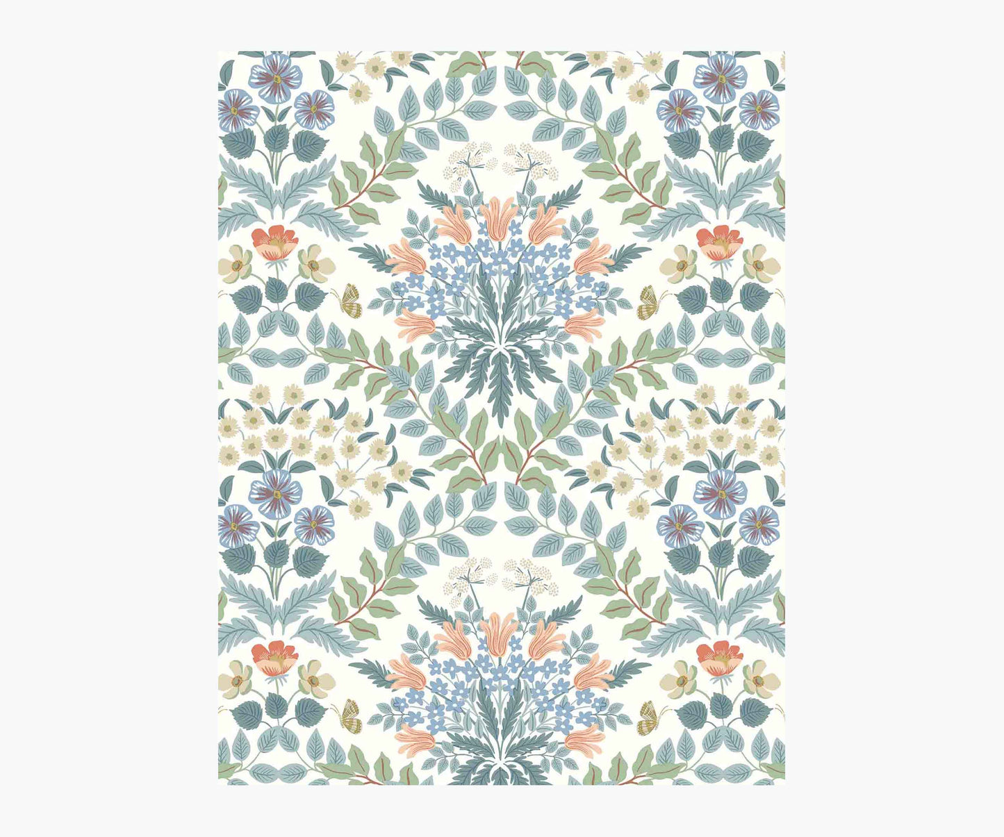 Bramble Wallpaper Sample - White