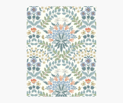 Bramble Wallpaper Sample - White