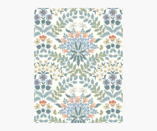 Bramble Wallpaper Sample - White